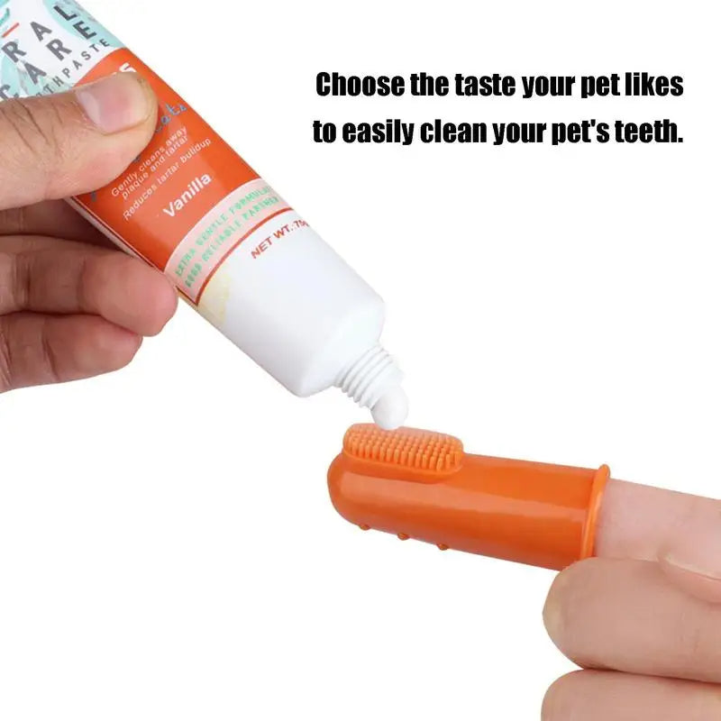 Dentifrice et brosse à dents pour chien chat