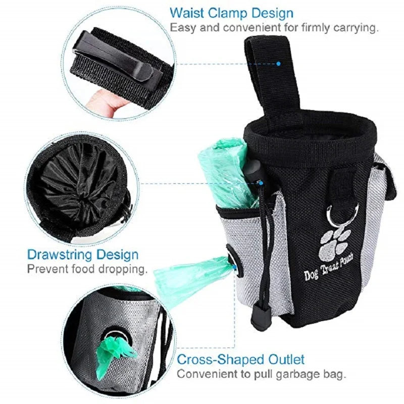 Traiter chien  pochette sac mains libre