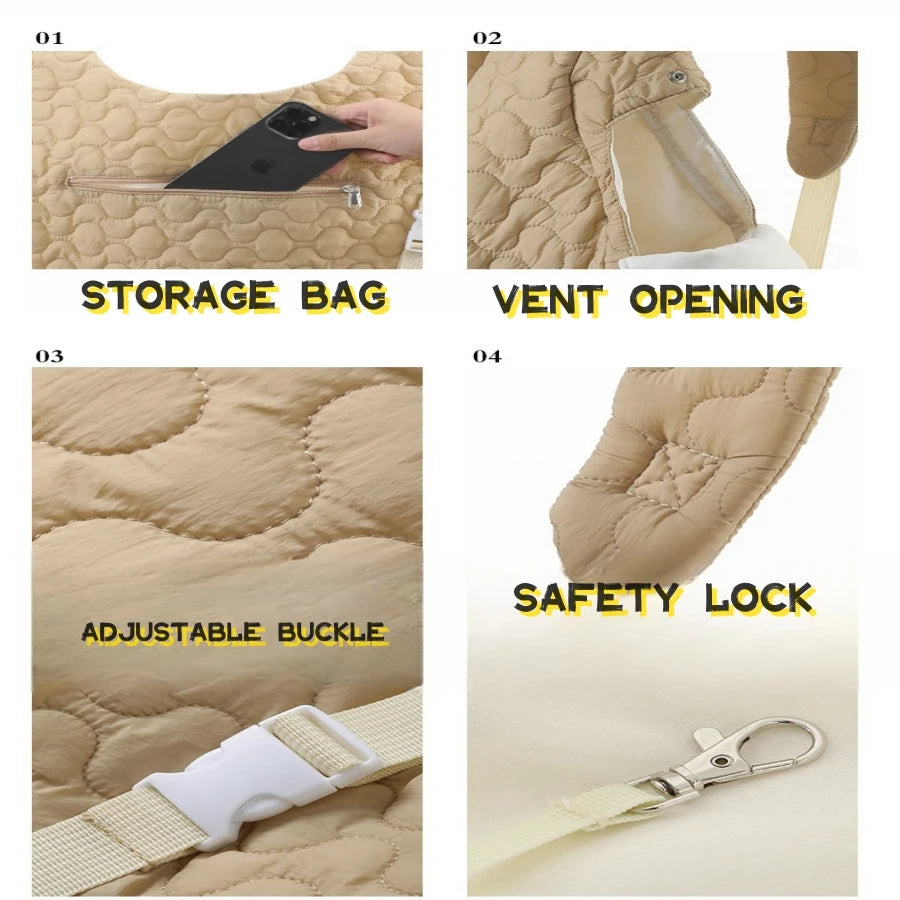 Sac de transport pour animaux de compagnie, sac à dos de poitrine