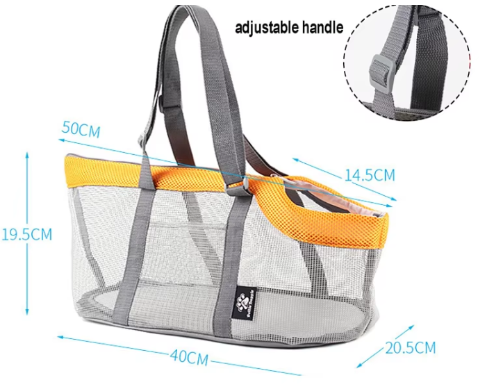 Sac à main en maille pliable pour petit chien