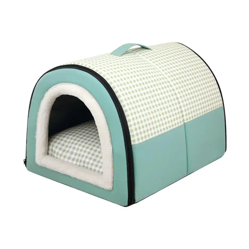 Maison pour chiots portable avec fond antidérapant