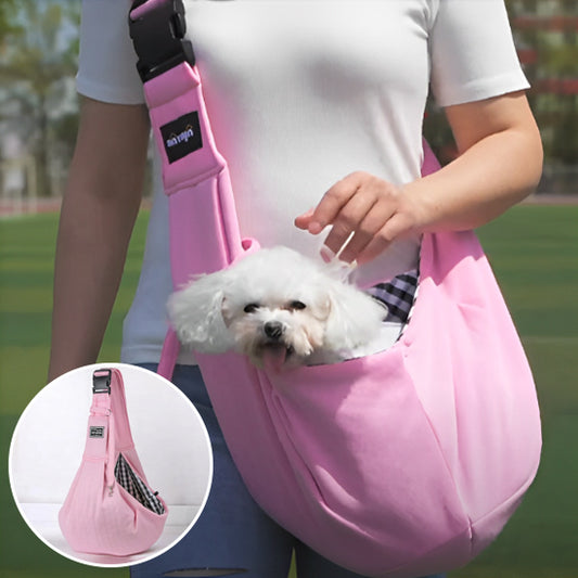 Sac de Transport Bandoulière pour Petit Moyen Chien