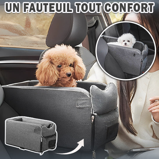 Siège d'auto-Sac de transport pour chien : Confort et sécurité en déplacement